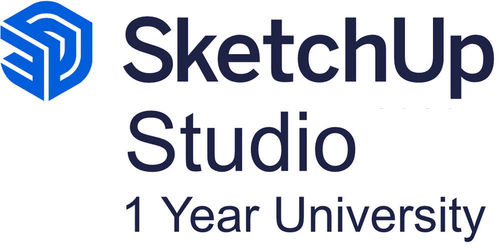 SketchUp Studio 2024 for Universities 501+ users 1-Year Subscription - Per Seat