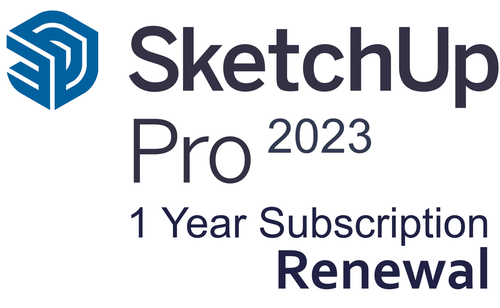 SketchUp Pro 2023 1-Year Subscription RENEWAL- Commercial