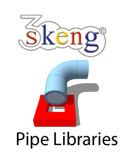 3Skeng Met/Imp Ductile-Iron AWWA-Piping Libraries for PC/Mac