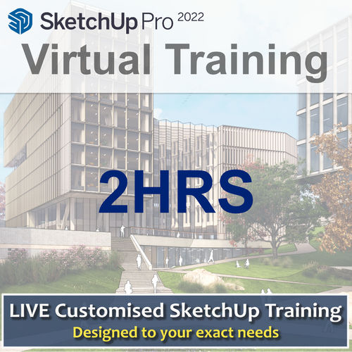 SketchUp  Online Tailored Training 2 HR