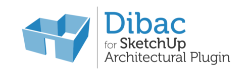 Dibac for SketchUp Pro - Convert 2D to 3D in one click. Perpetual Licence